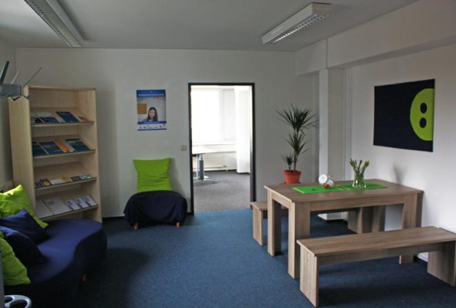 Aufenthaltsraum im Coworking Space Schwerin